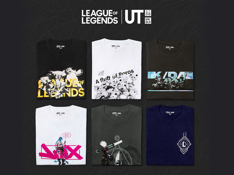 riot games uniqlo ut jeu video t shirt league of legends prix 02 - Riot Games x UNIQLO UT, T-Shirts League of Legends - Uniqlo, Jeux, Geek, Fashion