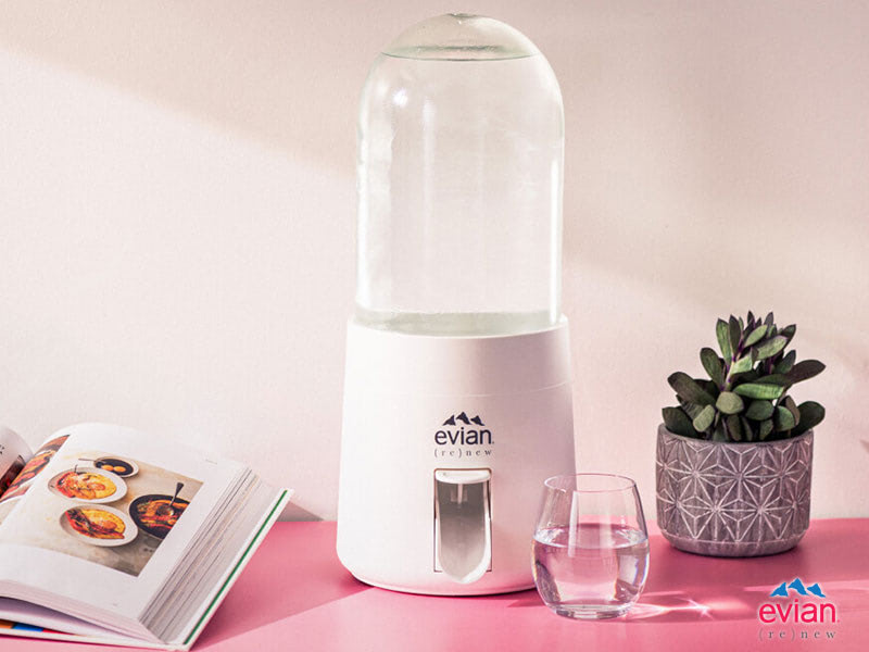 distributeur d'eau evian