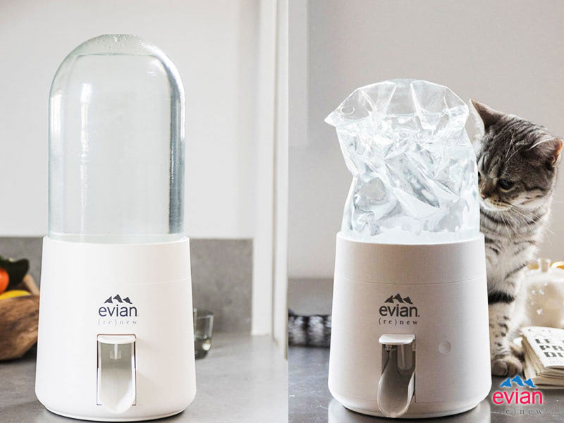 distributeur d'eau evian