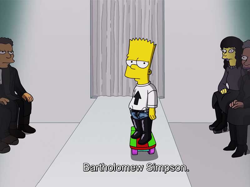 campagne balenciaga simpsons
