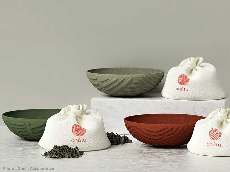 packaging écologique thé chinois