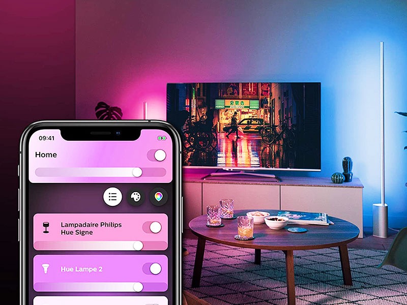 Lampe d'ambiance connectée prix