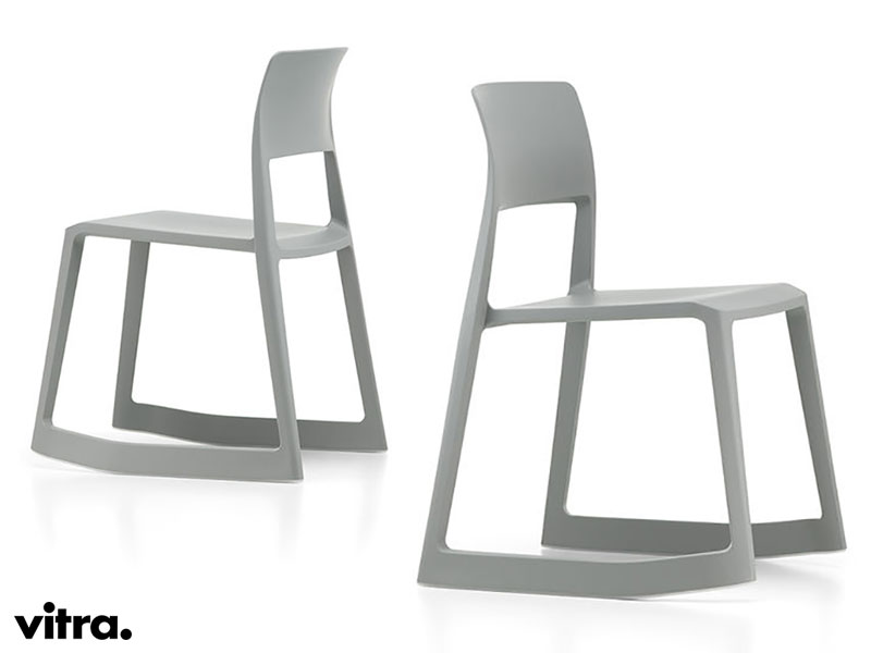 tip ton re vitra chaise plastique bascule recycle 02 - Tip Ton RE Vitra, Chaise à Bascule 100 % Recyclée - vitra, Recyclage, Maison, Ecologique, Design, Déco