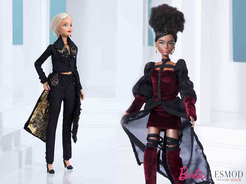 collection esmod poupees barbie noel