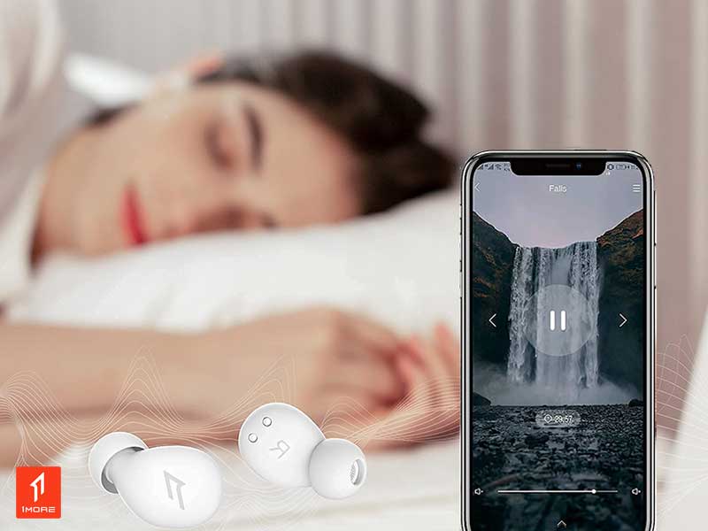 Omidyi Écouteurs de sommeil Bluetooth, mini écouteurs intra