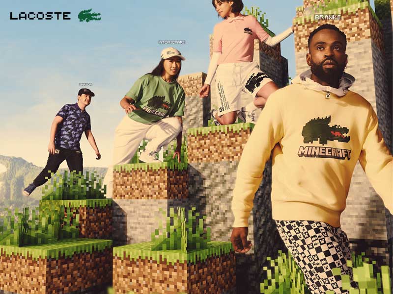 lacoste jeu vidéo capsule ete 2022