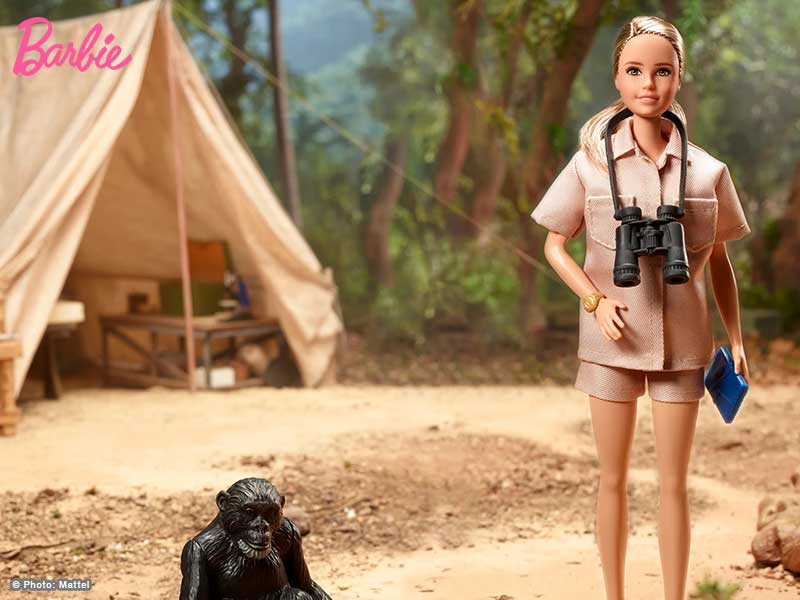 Jane Goodall poupée