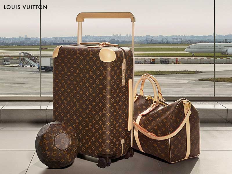 Leo Messi égérie de la collection de bagages « Horizon » de Louis Vuitton 