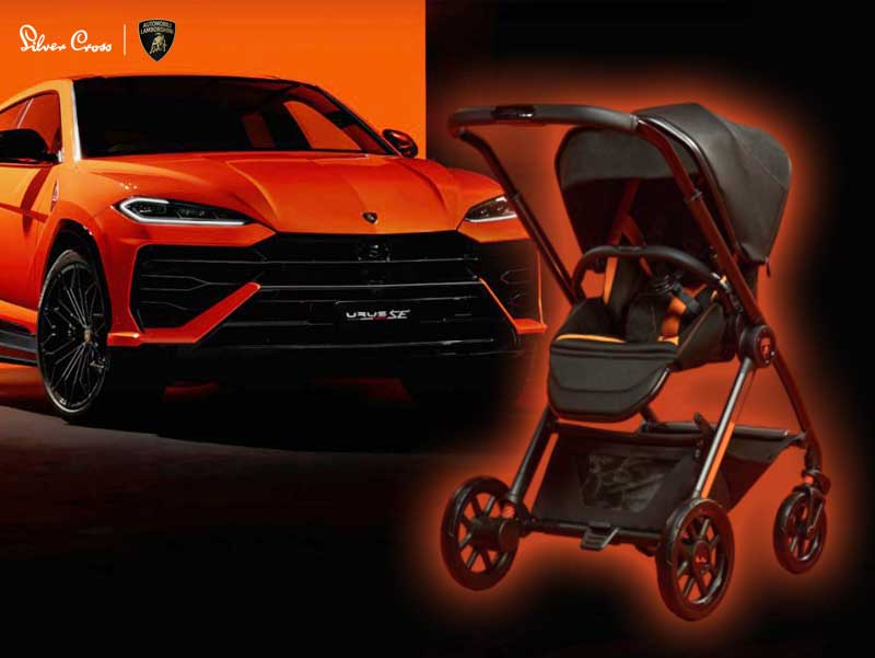 Lamborghini Silver Cross Poussette Reef Al Arancio Luxe Prix