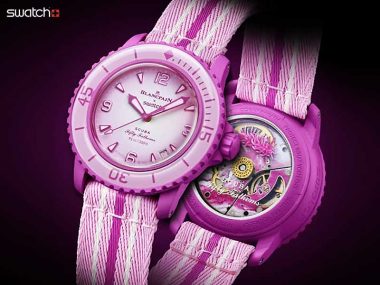 Swatch Blancpain 2025 Montre Rose Plongee Scuba Fifty Fathoms Pink Ocean Prix