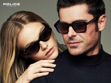 solaires lunettes soleil homme femme police eyewear campagne zac efron