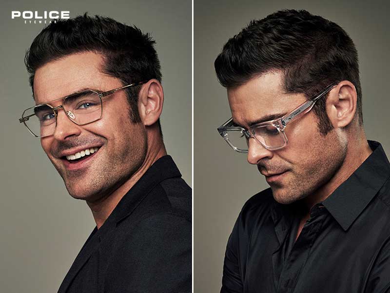 solaires lunettes soleil homme femme police eyewear campagne zac efron