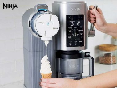 Ninja Kitchen Swirl by Creami Machine Glaces Italienne Creme Glacées Luxe Prix