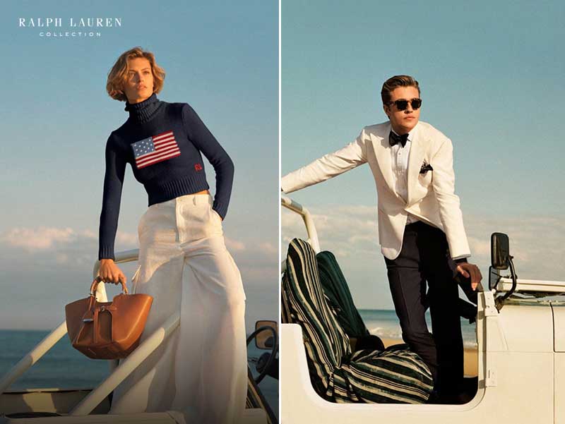 Campagne Collection Ralph Lauren Homme Femme Polo Luxe Printemps Été 2025 Hamptons Photographe