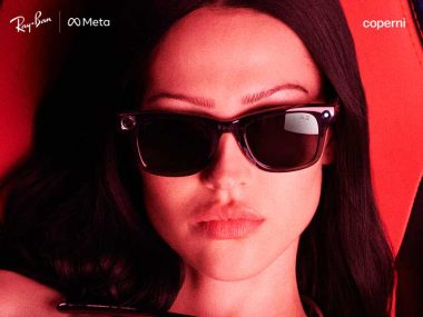 solaires lunettes soleil transparentes connectees ray ban meta coperni prix