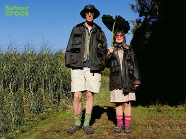 Barbour Crocs Collection Femme Homme Bottes, Sabots et Veste Cirée avec Tartan Prix