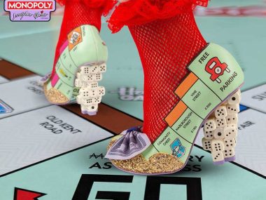 collection chaussures à talons femmes escarpins stilettos monopoly Irregular Choice hasbro design prix
