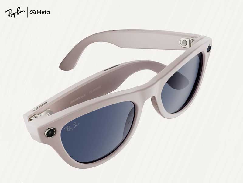 ray ban meta skyler solaires lunettes soleil connectes campagne barbara palvin