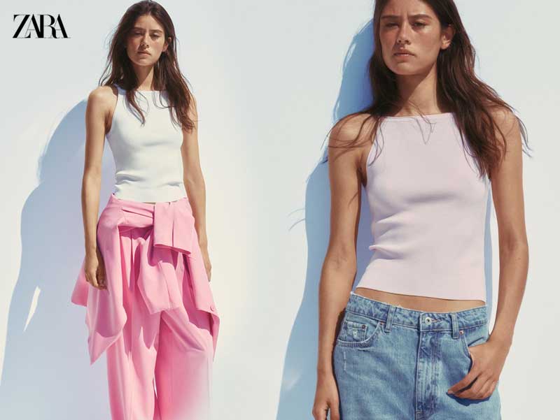zara bubblegum pink collection campagne femme rose printemps ete 2025