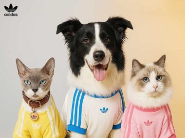 adidas cali tee collection capsule tshirts accessoires vetements chiens chats