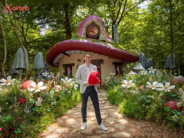 paramount-airbnb-schtroumpfs-experience-belgique-location-village-prix-dates