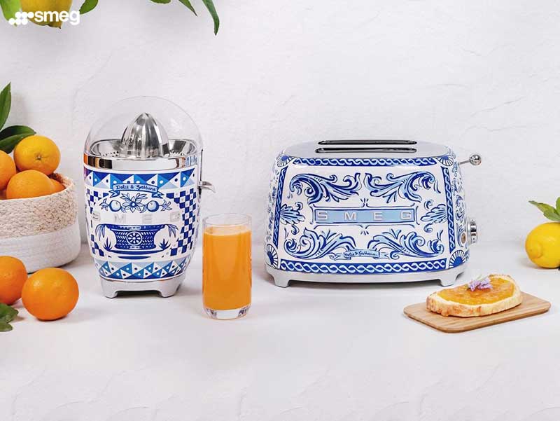 smeg-dolce-gabbana-appareil-electromenager-blu-mediterraneo-bleu-mediterraneen-prix