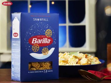 barilla-snowfall-pasta-pates-forme-design-flocon-neige-hiver-avis-critique-prix