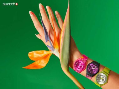 swatch-painted-paradise-montre-couleurs-tropicales-ultra-fine-homme-femme-avis-prix